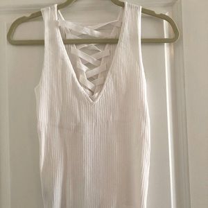 Zara Lace Up Back Top